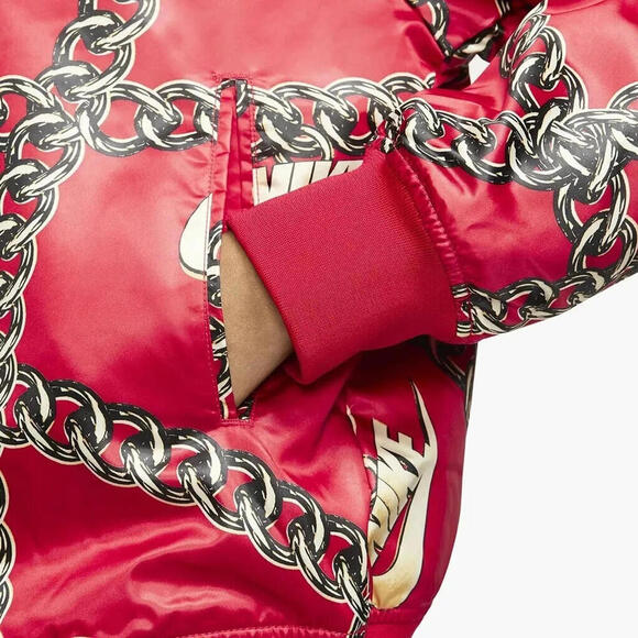 Nike Women's Sportswear Synthetic Fill Icon Clash Jacket Red sz S - Picture 5 of 7